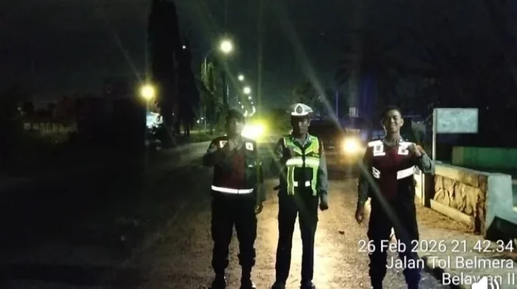 Polres Pelabuhan Belawan Patroli Antisipasi Pungli dan Pelemparan Truk