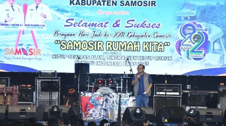 Ribuan Warga Padati Malam Hiburan Hari Jadi Samosir