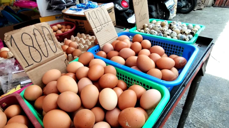 Harga Cabai dan Telur Stabil di Pasar Sei Sikambing