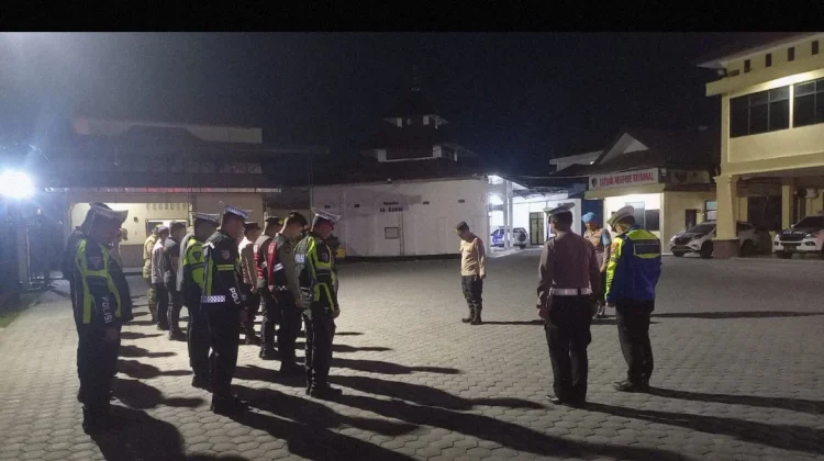 Polres Tanjungbalai Gelar Apel Kesiapan Patroli Asmara Subuh