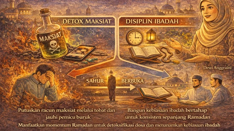 Ramadan Jadi Momentum Detoks Maksiat dan Disiplin Ibadah