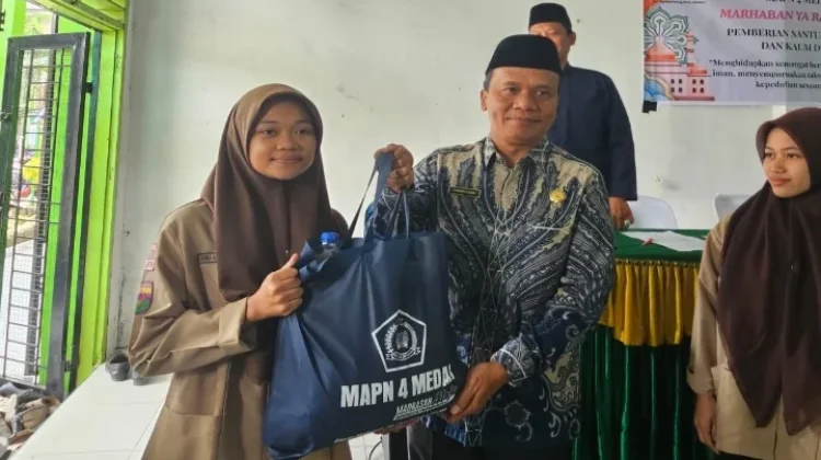 MAPN 4 Medan Gelar Santunan Yatim dan Dhuafa