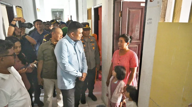 Bobby Nasution Tinjau Pembangunan Huntap di Tapanuli Tengah