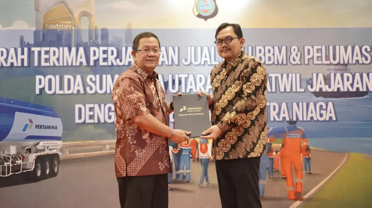 Pertamina Perkuat Dukungan Operasional Polda Sumut melalui Kontrak Kerja Sama