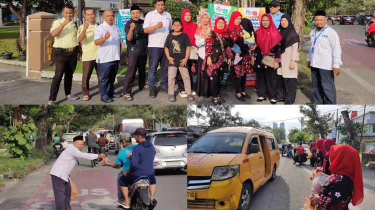 DWP-BKM Musala RRI Medan Berbagi Takjil Ramadan