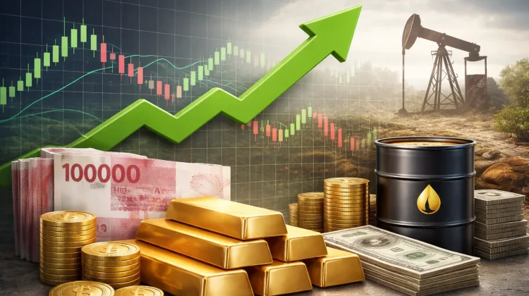 Perang Memanas, IHSG Menguat, Rupiah dan Emas Stabil