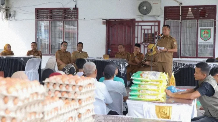 Wakil Bupati Asahan Buka Operasi Pasar Reguler