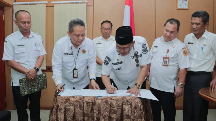 Pemkab Dairi Tandatangani Nota Kesepakatan Pemungutan PBB-P2