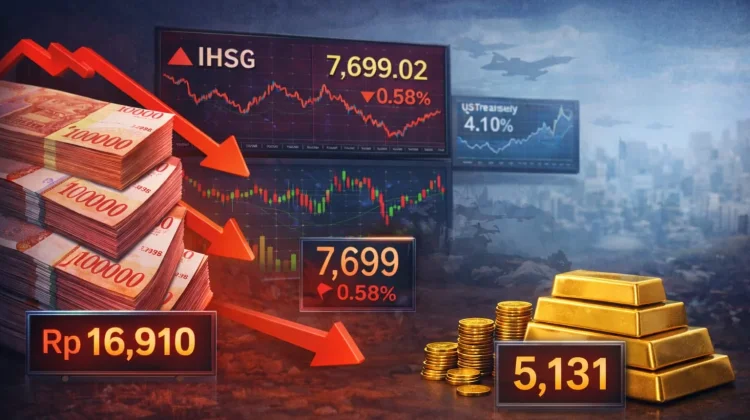 Rupiah dan IHSG Melemah, Emas Terkoreksi