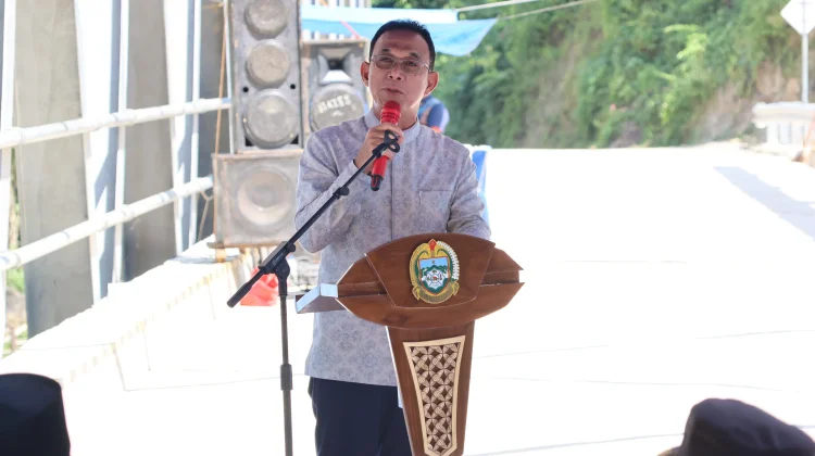 Bupati Tapsel Mengapresiasi Peresmian Jembatan Aek Sipange