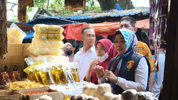 Satgas Pangan Pola Sumut Sidak Pasar Simpang Limun