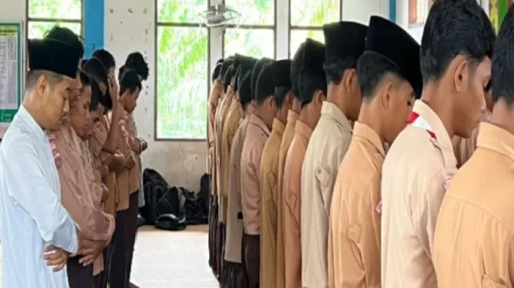 Siswa MAN 2 Tapanuli Tengah Gelar Doa Bersama Demi Kelulusan SNBP dan SPAN-PTKIN