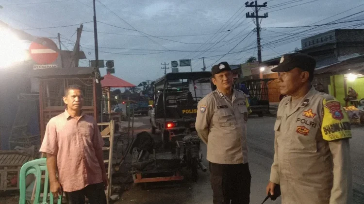 Polsek TBU Patroli Antisipasi Balap Liar