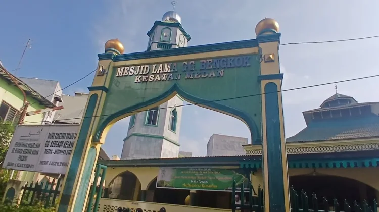 Masjid Lama Gang Bengkok Medan, Jejak Akulturasi Budaya di Pusat Kota