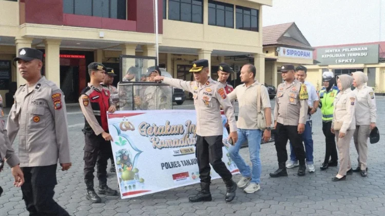 Polres Tanjungbalai Buka Gerakan Infaq Ramadan
