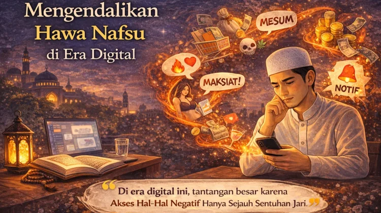 Mengendalikan Nafsu di Era Digital Jadi Tantangan