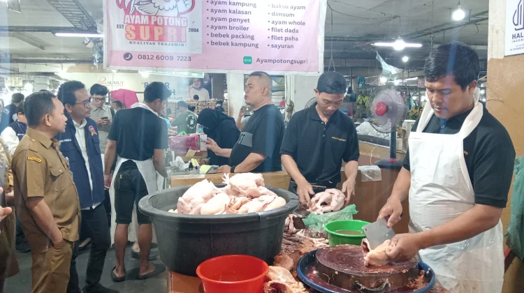 Kanwil I KPPU Sidak ke Pasar Tradisional, Komoditas Pangan Relatif Turun