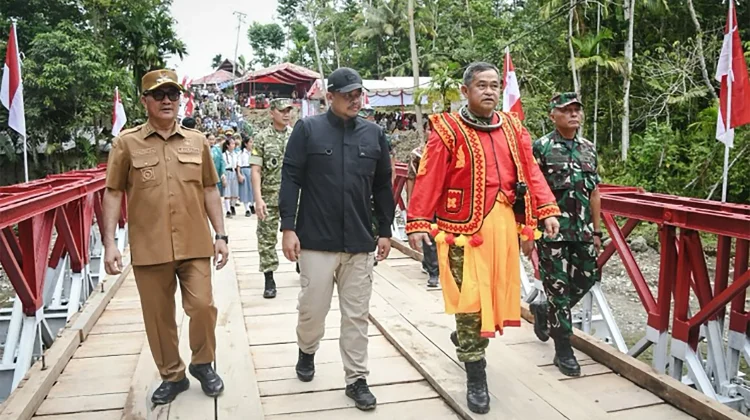 Jembatan Bailey di Nias Diresmikan, Perlancar Mobilitas Masyarakat