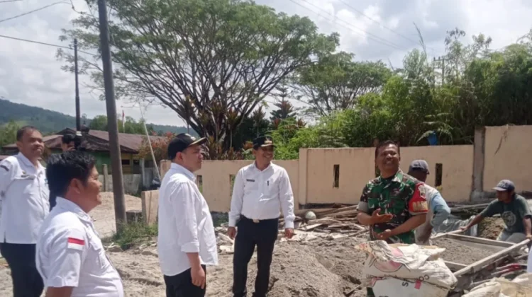 Bupati Pakpak Bharat Tinjau Pembangunan Koperasi Merah Putih di Silima Kuta