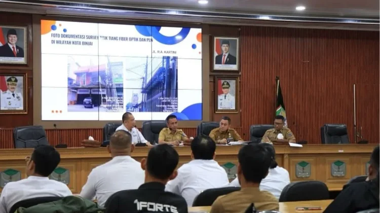 Pemko Binjai Gelar Rapat Koordinasi Penataan Kabel dan Jaringan Utilitas Kota