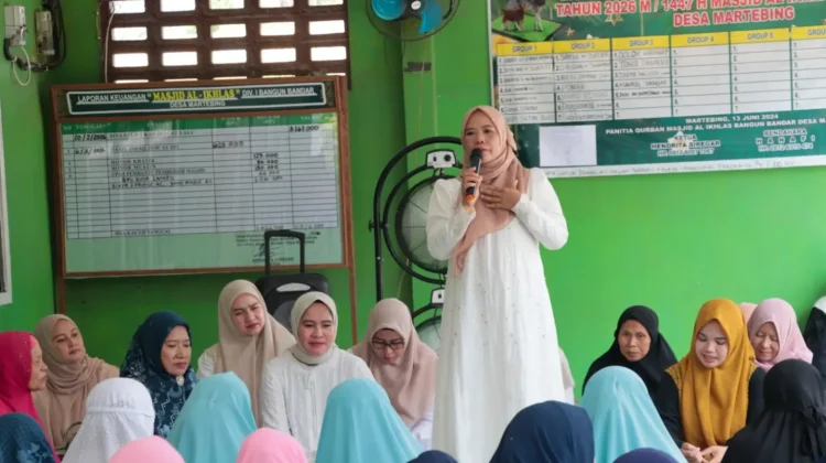 Ketua TP PKK Sergai Hadiri Pengajian Lansia