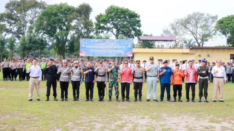 Pengamanan Idulfitri, Pematangsiantar Gelar Apel Operasi Ketupat Toba 2026