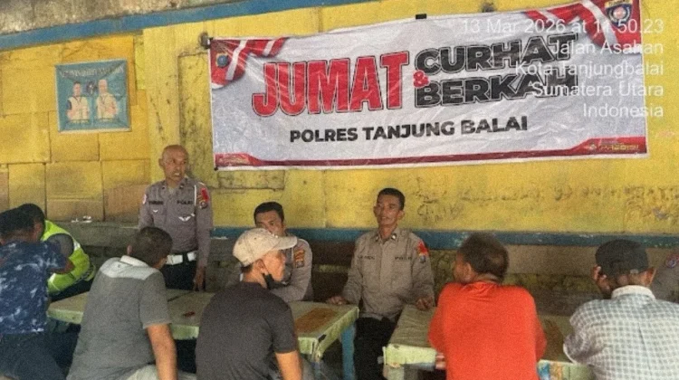 Satlantas Polres Tanjungbalai Edukasi Sopir Pentingnya Dipilin Berlalu lintas