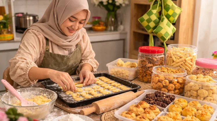 Menjelang Idul Fitri, Membuat Kue hingga Berbagi THR