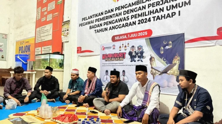 Ngabuburit Pengawasan Bawaslu Tanjungbalai Dirangkai Berbagi