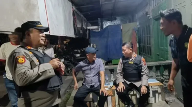 Polsek Medan Labuhan dan Polres Pelabuhan Belawan Patroli Antisipasi Tawuran