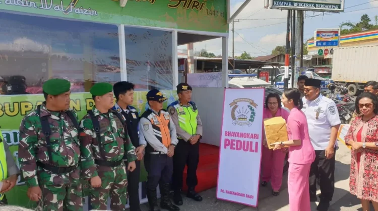 Pasi Ops Kodim 0206/Dairi Bersama Forkopimda Tinjau Pos Pam Simpang 3 Sitinjo