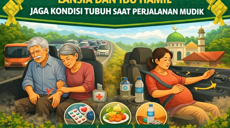 Dokter Imbau Lansia dan Ibu Hamil Jaga Kondisi Tubuh saat Perjalanan Mudik Lebaran
