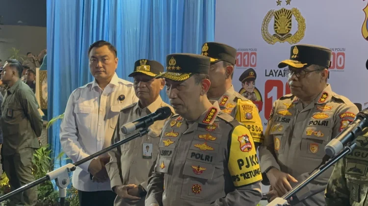 Kapolri Pimpin Monitoring Pengamanan Malam Takbiran dari Medan