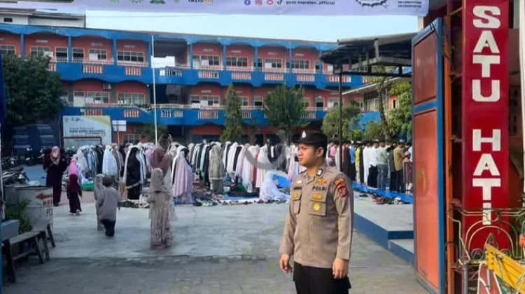 Polsek Labuhan Laksanakan Pengamana Sholat Idul Fitri 1447 H Jemaah Muhammadiyah