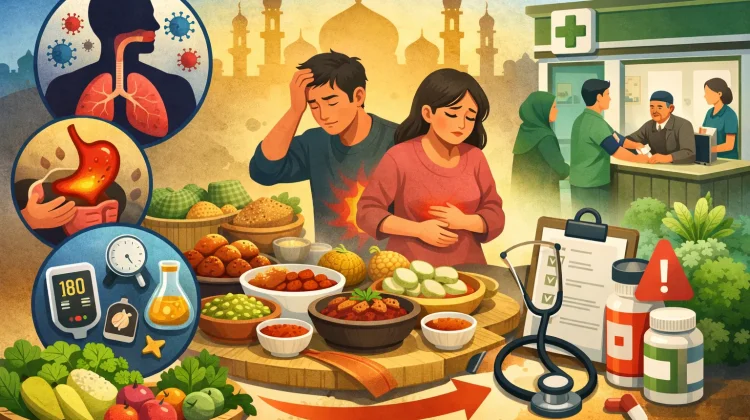 Perubahan Pola Makan Pascaramadan Dapat Menimbulkan Gangguan Kesehatan