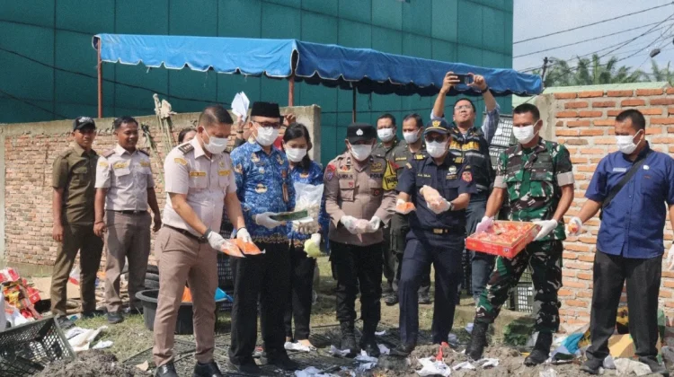 Karantina Sumut Musnahkan 5 Ton Lebih Komoditas Ilegal