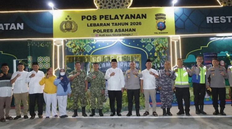 Forkopimda Asahan Tinjau Pos Pelayanan Lebaran