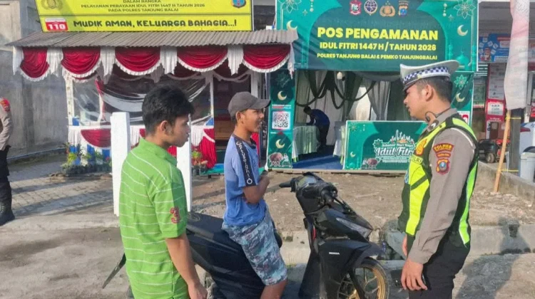 Satlantas Edukasi Tertib Lalu Lintas saat Mudik Lebaran