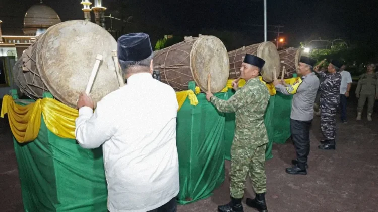 Forkopimda Asahan Lepas Pawai Takbir Keliling