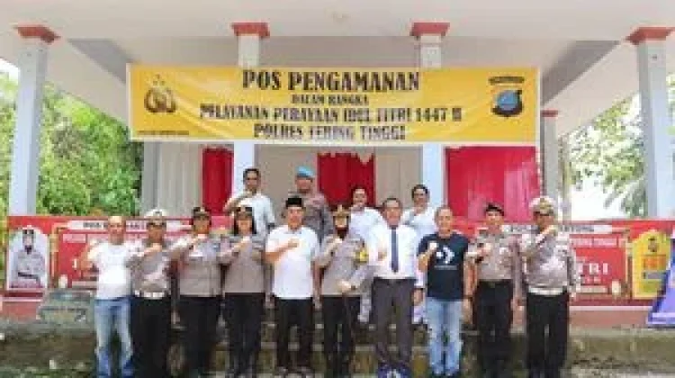 Pastikan Keamanan Wisatawan, Kapolres Tebing Tinggi Tinjau Pos Pam Desa Bartong