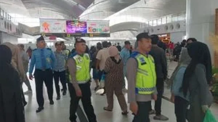 Polresta Deli Serdang Intensifkan Patroli di Bandara Kualanamu, Ops Ketupat Toba