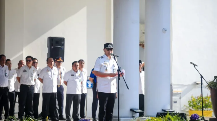 Pimpin Apel Pasca Idul Fitri, Rico Waas ajak ASN Tancap Gas