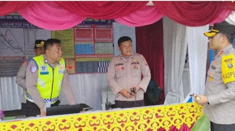 Kapolres Tanjungbalai Cek Kesiapan Pos Pam