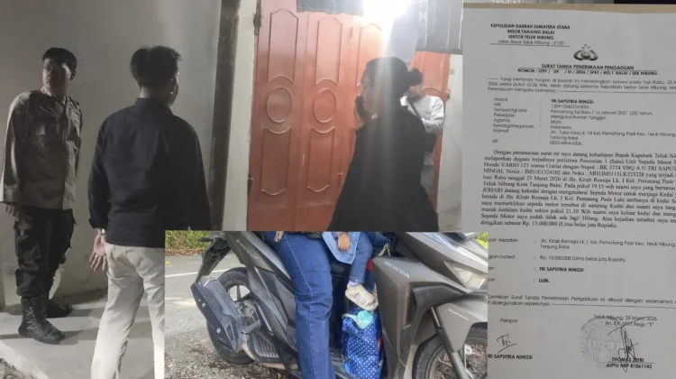 Satu Unit Sepeda Motor Hilang Terparkir di Depan Warung