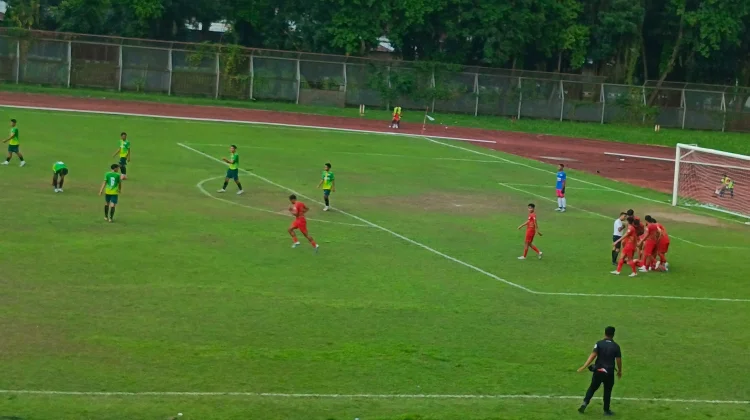 Drama Empat Gol Warnai Laga Muspika FC Kontra Tanjungbalai United