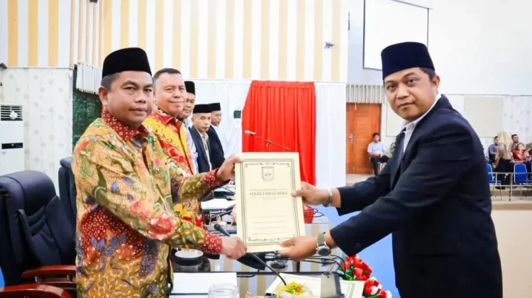 Bupati Sergai Sampaikan LKPJ 2025 di DPRD