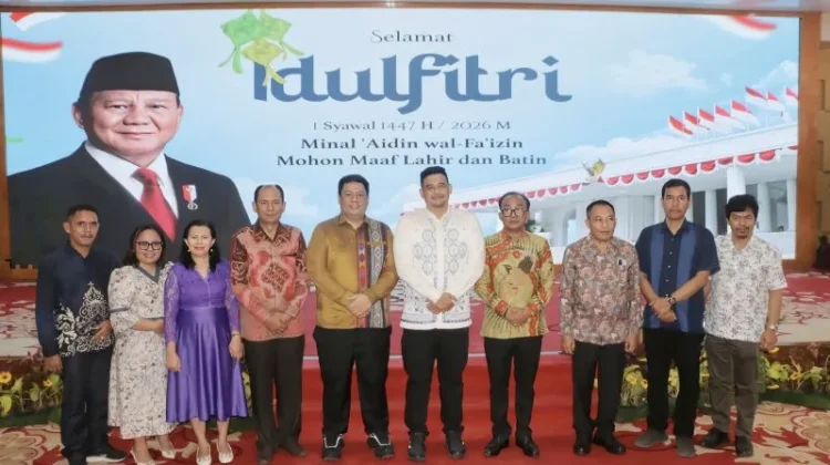 Bupati Samosir Hadiri Open House Gubernur Sumut, Pererat Sinergi Daerah