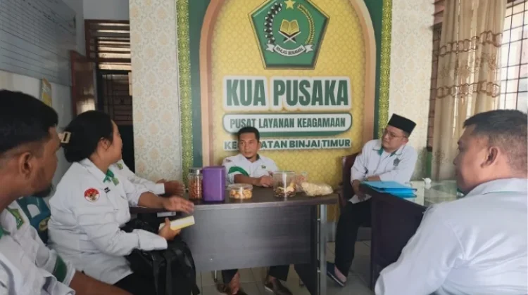 KUA Binjai Timur Bahas Permasalahan Pembangunan Rumah Ibadah