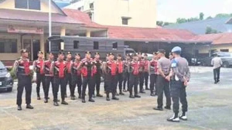 Polres Pematangsiantar Gelar Pemberangkatan BKO Dit Samapta Polda Sumut