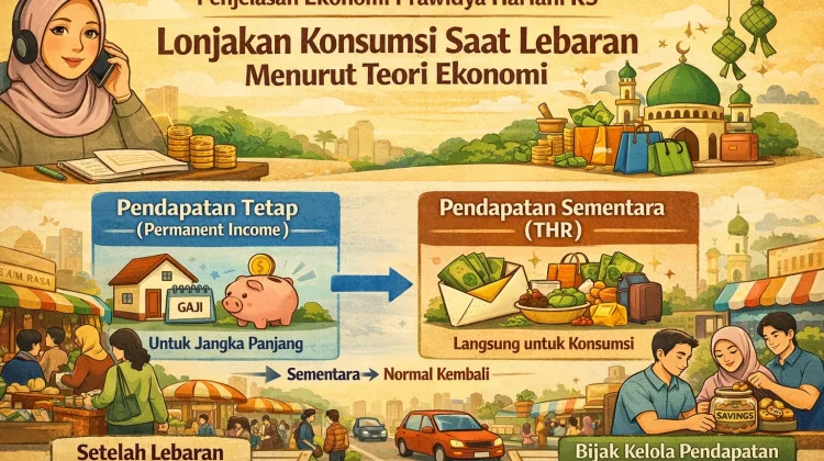 Pengamat Soroti Teori Ekonomi di Balik Konsumsi Saat Lebaran